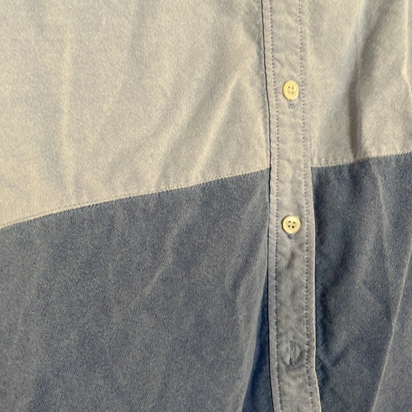 J Crew Denim Wash Boy Button Down Top - Picture 3 of 4